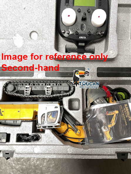 Fast Free Shipping Second Hand UK Stock KABOLITE 1/18 K962 100S Remote Control Hydraulic Excavator RC Digger Electric Claw Ripper Hammer Construction Car Machine Toys