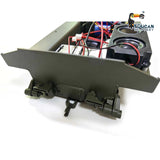 Metal Chassis Smoke Unit Gearbox Power Blue Motor Speaker Switch for Henglong 1/16 RC Battle Tank 3898 USA M4A3 Sherman Model