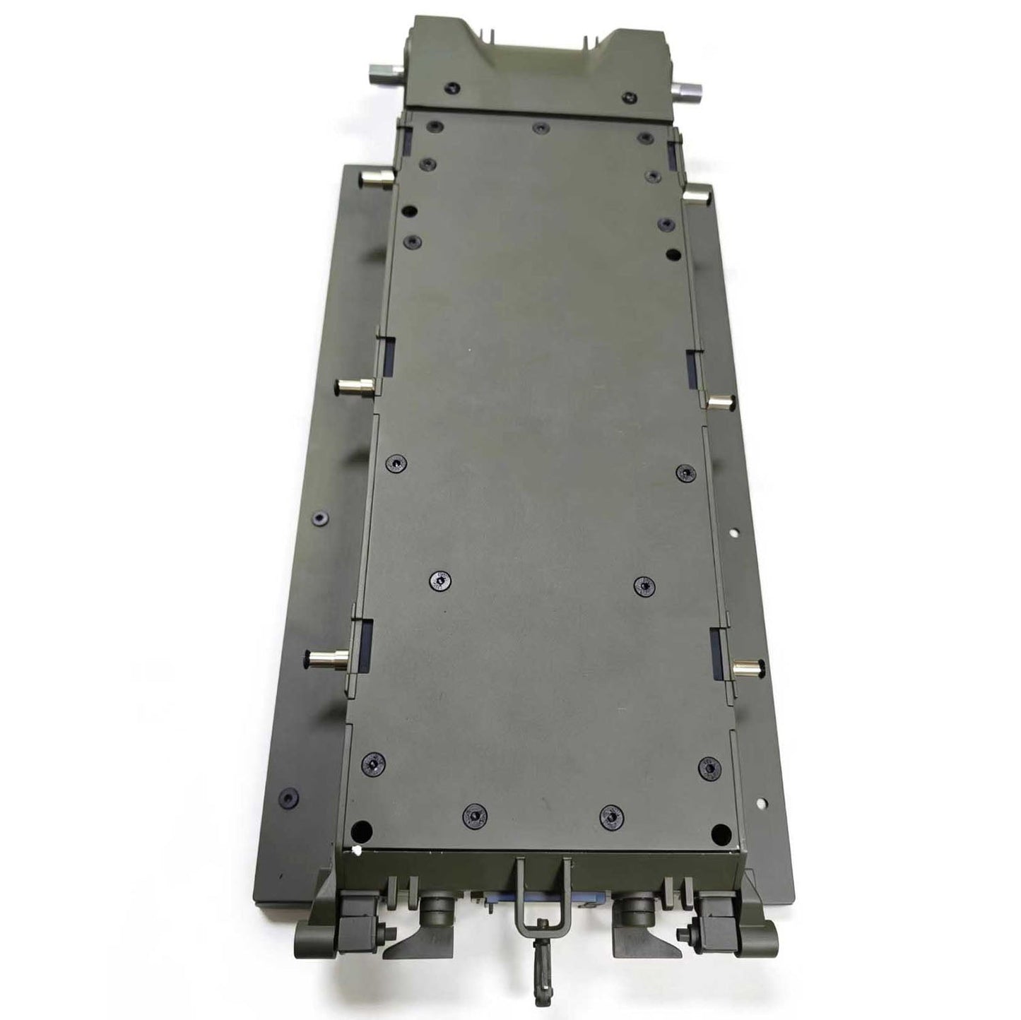Metal Chassis Smoke Unit Gearbox Power Blue Motor Speaker Switch for Henglong 1/16 RC Battle Tank 3898 USA M4A3 Sherman Model
