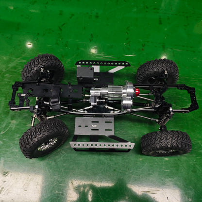 CN Stock Second-hand 90%NEW KYX Rock Crawler 1/10 CNC 90046 Full Metal Frame RC Car 313mm Parts Upgraded