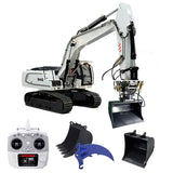 MTM 946 Metal 1/14 RC Hydraulic Excavator Remote Control Digger T12D Radio Controller for Garden Landscaping