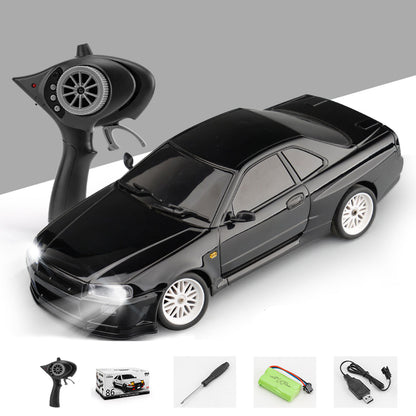 TOUCAN RC HOBBY LDRC A99 1/18 RWD RC Car Drift Car Remote Control Racing Vehicles Model Lights With Simulated Metal Shell Nylon Drive Shaft Chassis