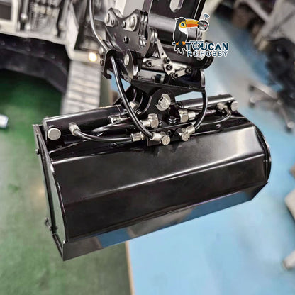 Metall lackierte Klaue, hydraulischer Teleskopausleger, kippbarer Eimer für MTM 1/14 RC Bagger 946 EC380, optionale Versionen 