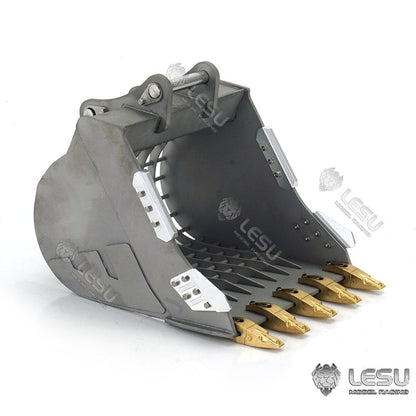 TOUCAN RC HOBBY LESU 1/14 RC Metal Hydraulic Aoue ET30H Wheeled Painted Excavator Heavy Ripper Hydraulic Crusher fork Bucket B