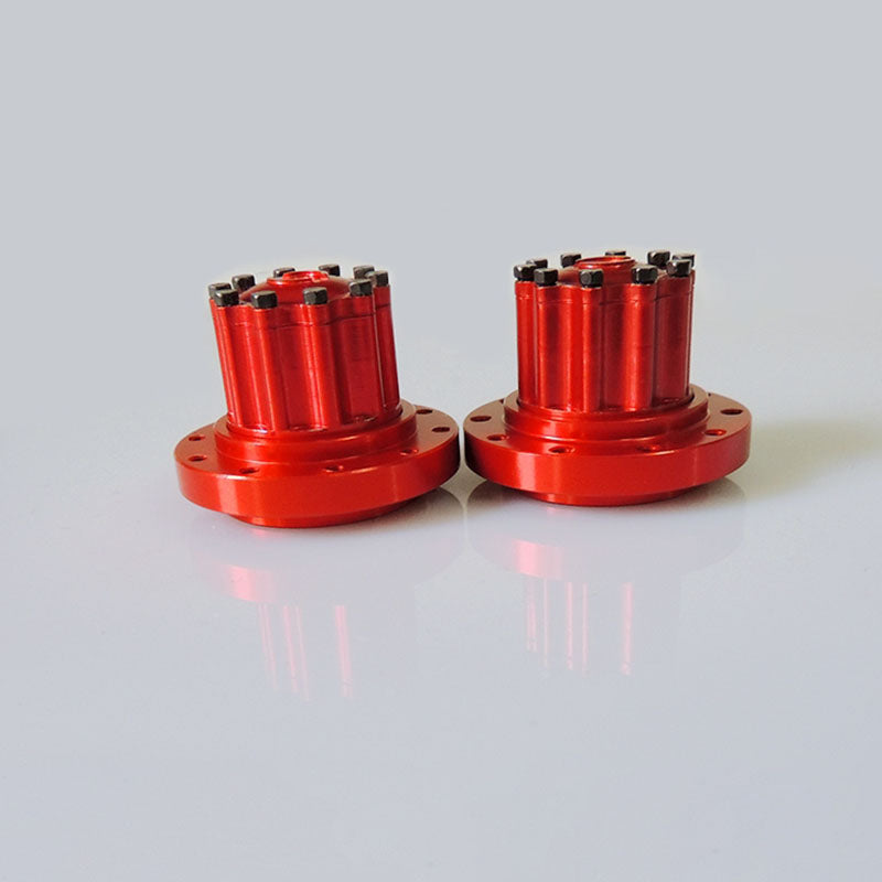 TOUCAN RC HOBBY JDM Metal Rear/Front Wheelhub/Guard Rim for 1/14 RC Tractor Truck DIY Model Radio Control Engineering Vehicle Events