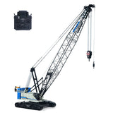 1/14 RC Hydraulic Crawler Crane CUT C1200 Painted Blue White Front View