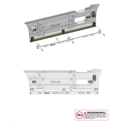 5V LED Kunststoff Seitenschweller PCB Lichtplatine Warnleuchte für 1/14 DIY TAMIYA RC Traktor LKW Modell FH16 XL750 56375 Fahrzeug Auto