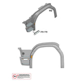 3V-5V Fußpedal Licht Metall LED Lampe für 1:14 DIY TAMIYA Fernbedienung Traktor Lkw 770S 56368 56371 RC Lkw Modell Fahrzeug