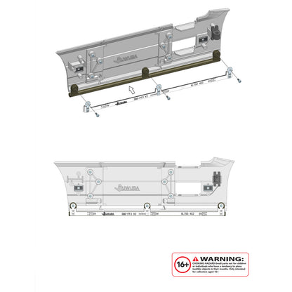 5V LED Kunststoff Seitenschweller PCB Lichtplatine Warnleuchte für 1/14 DIY TAMIYA RC Traktor LKW Modell FH16 XL750 56375 Fahrzeug Auto