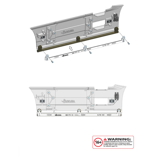 5V LED Kunststoff Seitenschweller PCB Lichtplatine Warnleuchte für 1/14 DIY TAMIYA RC Traktor LKW Modell FH16 XL750 56375 Fahrzeug Auto