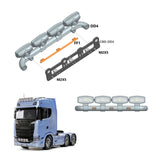 5V LED Kunststoff Front Scheinwerfer Bord Lampe Bar für DIY TAMIYA 1:14 RC Traktor Lkw 770S 56368 56371 Lkw Fahrzeug verbesserte Teile