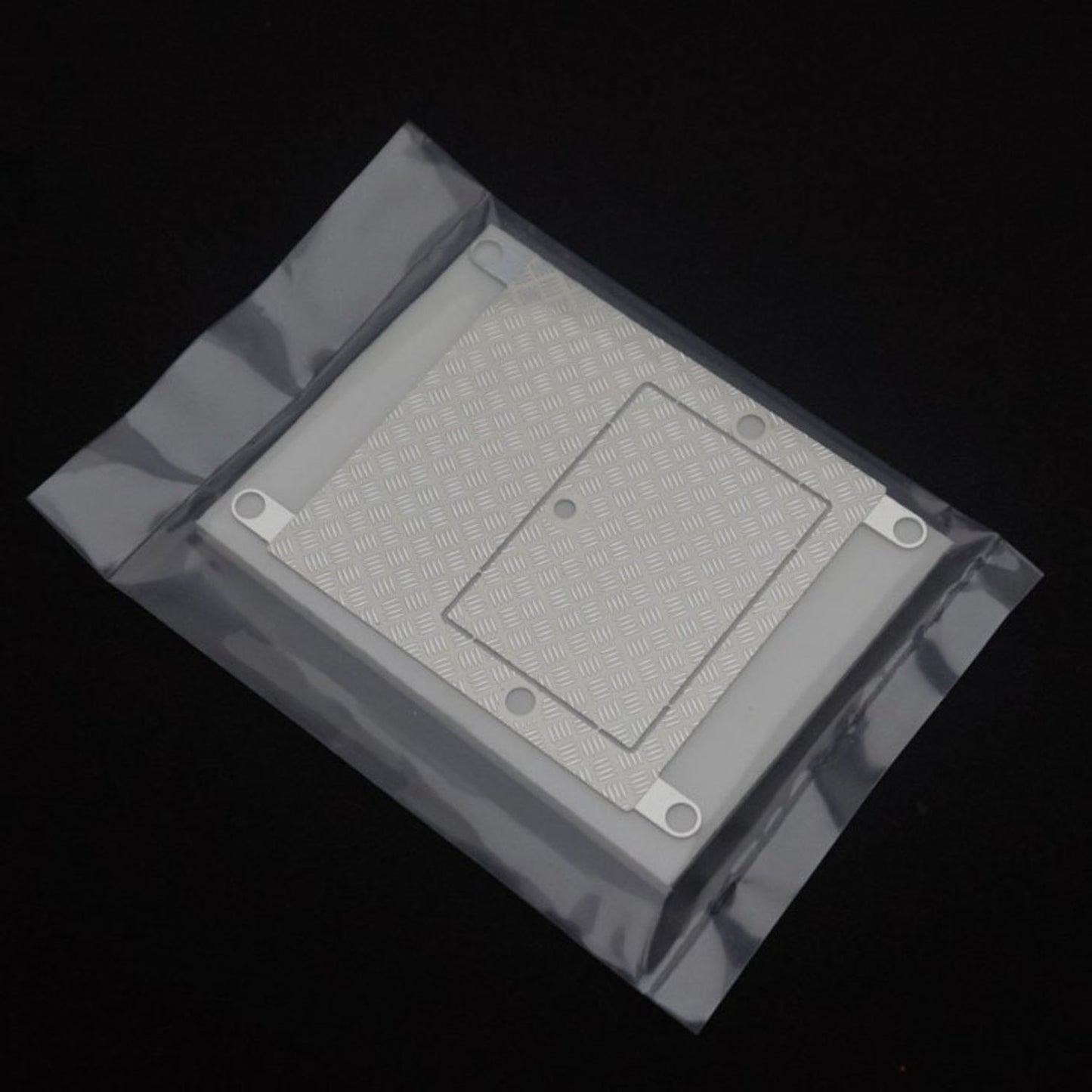 Metall Anti-Rutsch-Platte Seitenlichtleiste LED-Leuchten für 1/14 56301 RC Traktor LKW Funkgesteuertes Automodell Ersatzteile Zubehör
