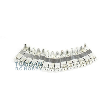 Metal Tracks Sprockets Idlers Adjuster Driving Axle Bearing Suspension Arms Protection Net For HL RC 1/16 3889 Tank Model Parts