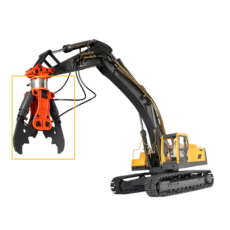 Metall Holz Greifen Schnell Release Koppler Scher Klaue Messing Öl Rohr Klemme Für JDMODEL 1/14 RC Hydraulische Bagger V2 JDM-106 Bagger