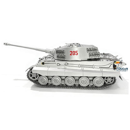 TOUCAN RC HOBBY Henglong 1/16 King Tiger Heavy RC Tank 3888 Metal Remote Control Military Tanks BB Firing 360 Degree Turret Smoke Light Sound