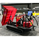 Toucanhobby C12R 1/14 Metal RC Hydraulic Tracked Dumper Truck Engineering Model FlySky I6S Remote Controller for Construction Hobbyists
