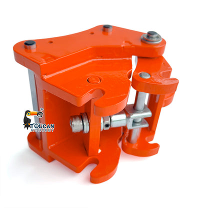 Metal Manual Quick Coupler Rake for 1/8 Hydraulic Remote Control Excavator 385CF RC Digger Model Construction Vehicle Brushless Motor
