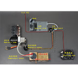 Multimedia Display Screen Current Voltage Temperature Pressure Usage Time Brand for DIY 1/14 RC Hydraulic Excavator Loader