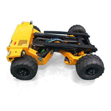 Super Frog Metal 1/14 Remote Control Hydraulic Truck Mounted Forklift BM214 5 Way Valves Light System Sound Frsky X14 Radio