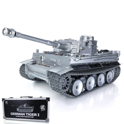 Henglong 1/16 TK7.1 Full Metal 3818-Pro German Tiger I RTR RC Tank with 360 Degrees Turret BB IR Smoke Sound Light System
