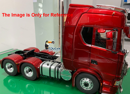 In Stock Second Hand CN Stock TOUCAN 1/14 RC Tractor Truck 6*6 770S Metal Chassis Light Sound Smoke Differential