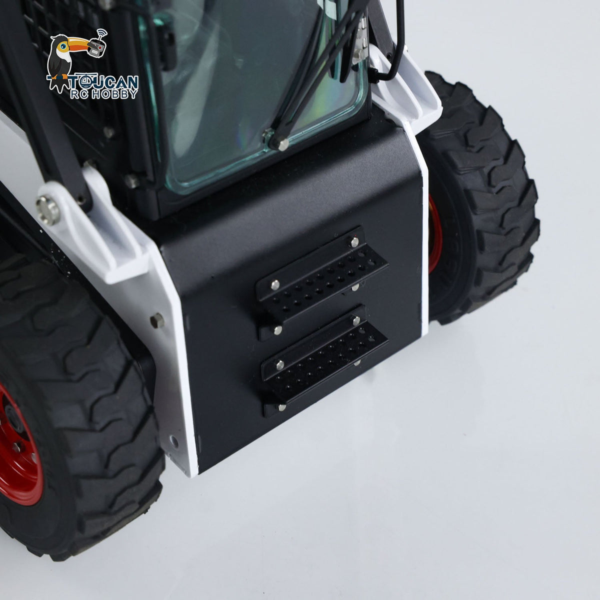 TOUCAN RC HOBBY LESU Aoue LT5H 1/14 Metal RC Wheeled Loader Skid-Steer Hydraulic Engineering Truck Light Sound System Flysky I6S Controller