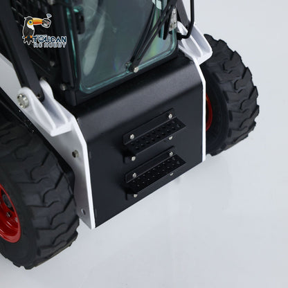 TOUCAN RC HOBBY LESU Aoue LT5H 1/14 Metal RC Wheeled Loader Skid-Steer Hydraulic Engineering Truck Light Sound System Flysky I6S Controller