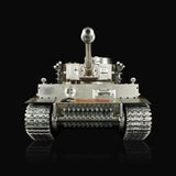 1/6 Henglong Full Metal RC Tank Pivot Steering Action Demonstration Rear Angle
