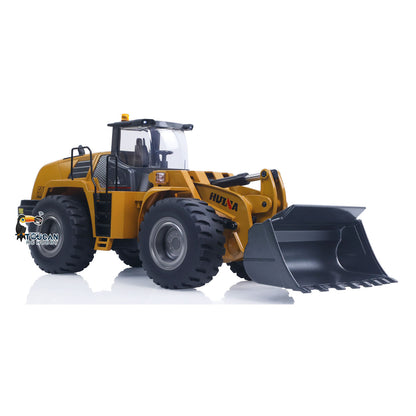 1/14 HUINA 1583 RC Wheel Loader 4.3kg Metal Cab Shell and Bucket Rear Angle