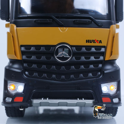 1/14 RC Dumper HUINA 1573 LED Headlights and Taillights Light System Demo