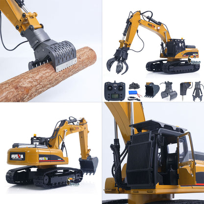 1/14 RC Digger HUINA 1580 Major Upgrade Smaller Arm Retraction Angle For Tighter Moves