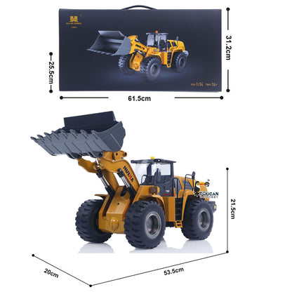 1/14 RC Wheel Loader HUINA 1583 Rear Engine Cover and Counterweight Detail