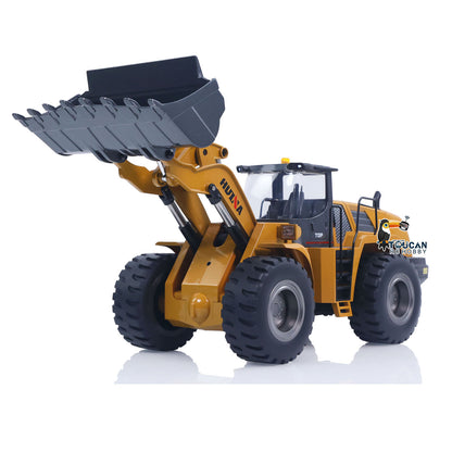 1/14 RC Loader HUINA 1583 Electric Lifting System Bucket Raise Action Top View