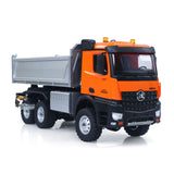 1/14 RC Tipper HUINA 1598 Airbag Suspension On Rear Four Wheels Close Up