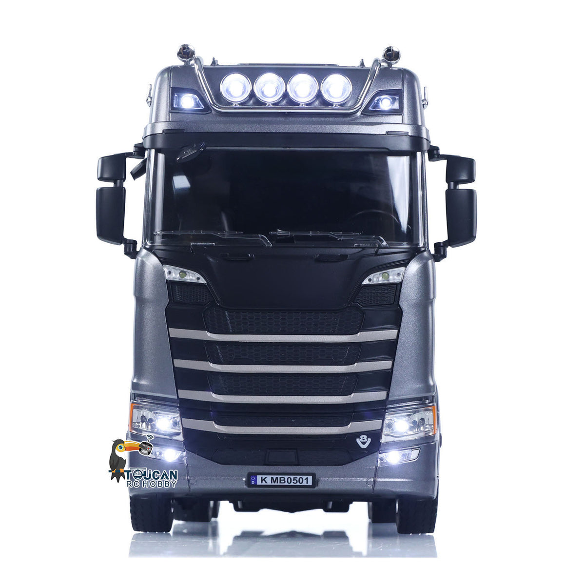 1/18 HUINA 1501PRO RC Truck Headlights and Taillights Illumination Night View
