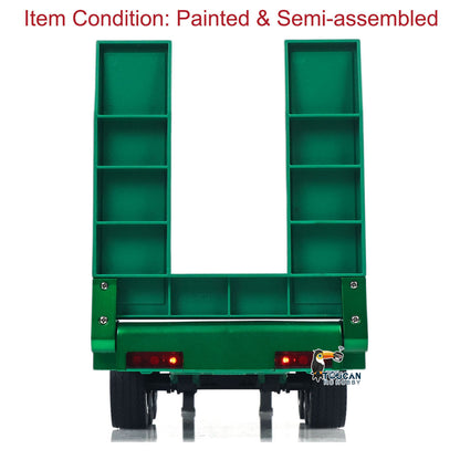  1/18 HUINA RC Semi Trailer Electric Tail Board Lowered Ramp Position Loading Mode