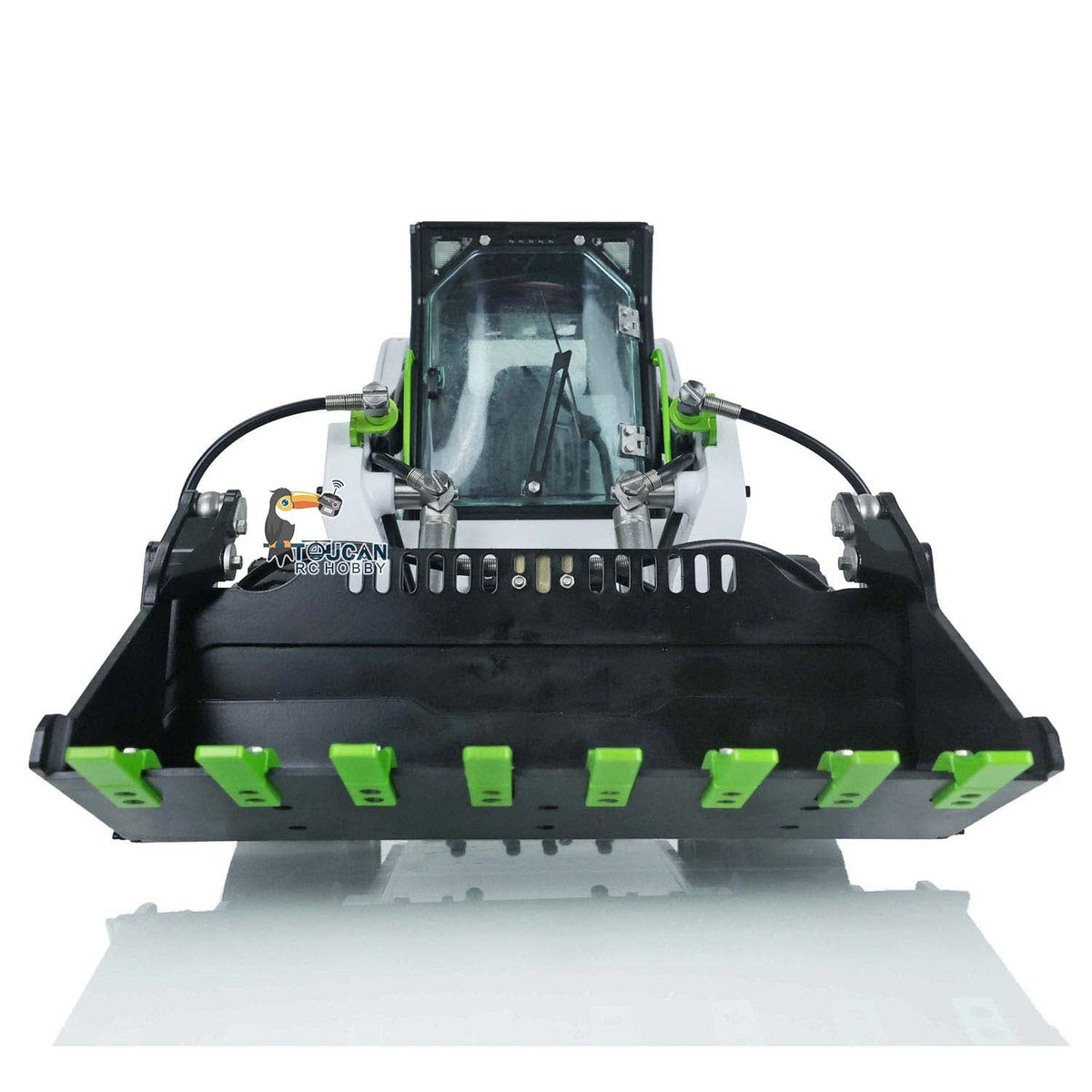 TOUCAN RC HOBBY LESU Aoue LT5H 1/14 Metal RC Wheeled Loader Skid-Steer Hydraulic Engineering Truck Light Sound System Flysky I6S Controller