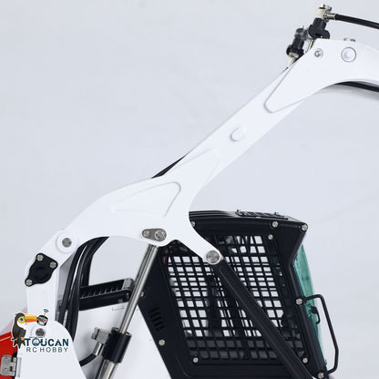 TOUCAN RC HOBBY LESU Aoue LT5H 1/14 Metal RC Wheeled Loader Skid-Steer Hydraulic Engineering Truck Light Sound System Flysky I6S Controller