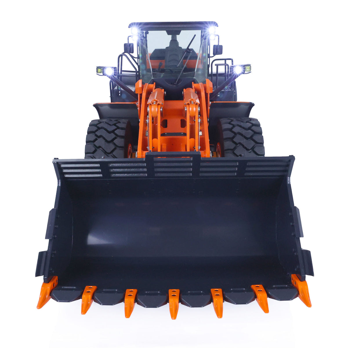 1/14 RC construction loader rear view with sound and light system