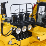1/14 JDM 575 RC Dozer Front Shovel Tilt Left Right 10 Degrees Demonstration