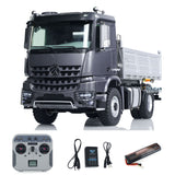 KABO 5701 Plastic Metal 1/14 4x4 Dump Truck with Screw Lifting Mechanism and 2-Speed Gearbox including ESC Sound Light All-in-One Board and Charger