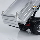 KABO 5701 Plastic Metal 1/14 Dump Truck 4x4 with Screw Drive Lifting Bed including 3-in-1 Mainboard with Lights Sound ESC and 2.4G Radio Battery Charger