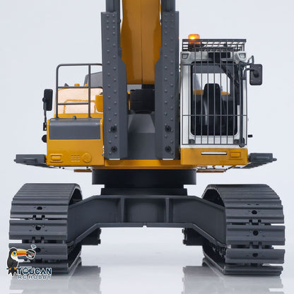 KABO 5901 Metal Plastic 1/18 Excavator with Electric Lifting System and Planetary Gearbox Drive featuring 3 Attachments and Flysky Transmitter with Battery