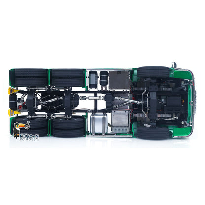  1/14 RC Truck 6x6 Differential Lock Openable Left Door and Driver Interior