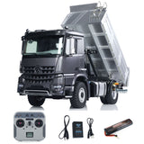 1/14 RC Dump Truck Kabolite 5701 Grey 4x4 Lead Screw Lifting Front View