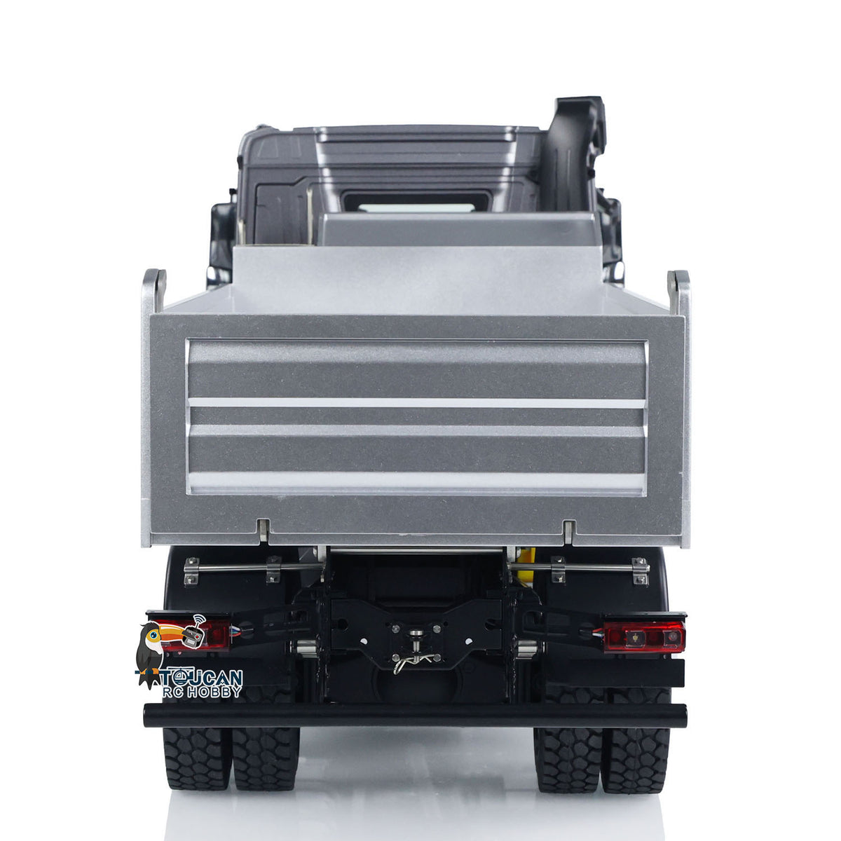1/14 Kabolite 5701 RC Dump Truck Brake And Reverse Lights Illumination Top View