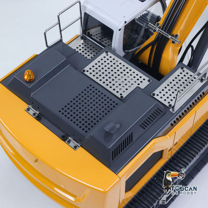 1/14 RC Liebherr 945 Excavator LED Light Kit Installed Front View