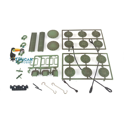 Henglong 1/16 Soviet KV-2 Giant 3949 RTR RC Tank Decoration Plastic Parts Bag