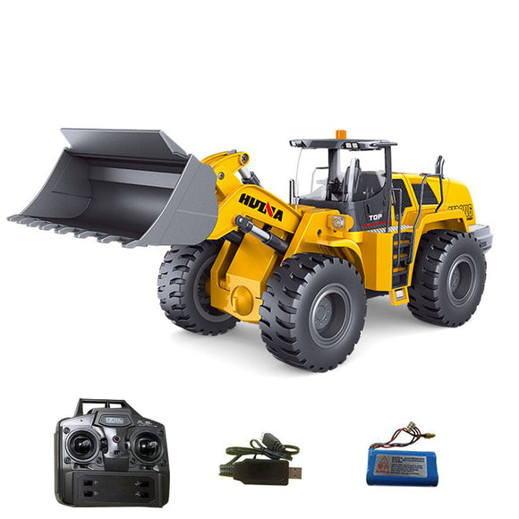 1/14 HUINA Toys 2.4G Radio Controlled Loader 1583 Electric Lifting System Lights Sound RC Construction Vehicles Assembled