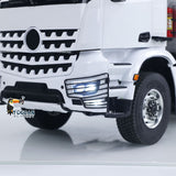 MD 6X6 Dumper Metal 1/14 Hydraulic Dump Truck with 2-Speed Gearbox and HotRC 10CH Radio including Lights Sound Warning Lights without Battery or Charger
